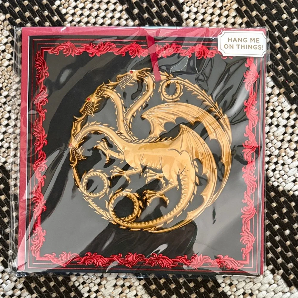 💎SUPER RARE💎🆕Papyrus-Game Of Thrones Large Ornament Card